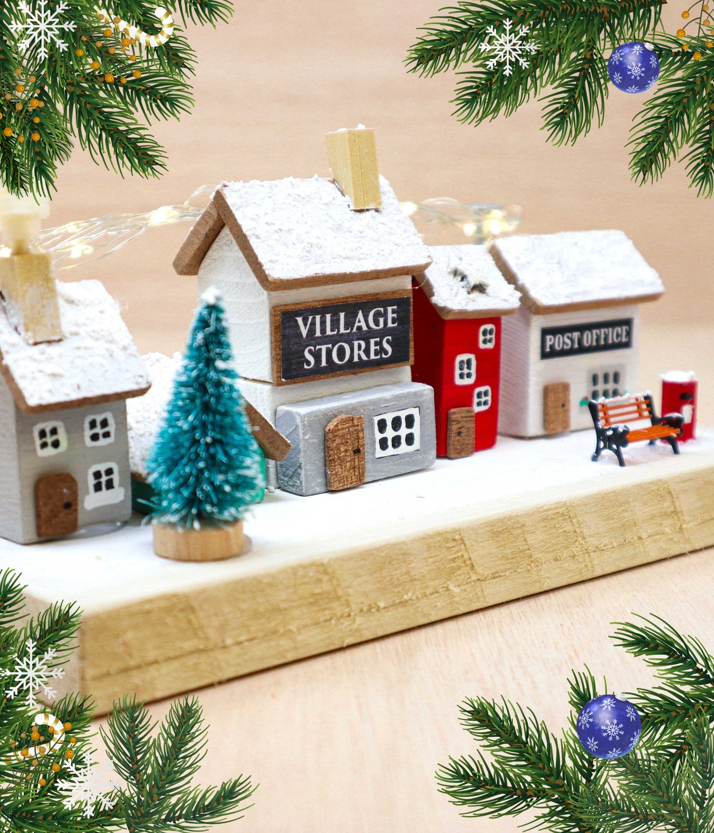 'Make 'n' Sip' Miniature Christmas Village (Adults)