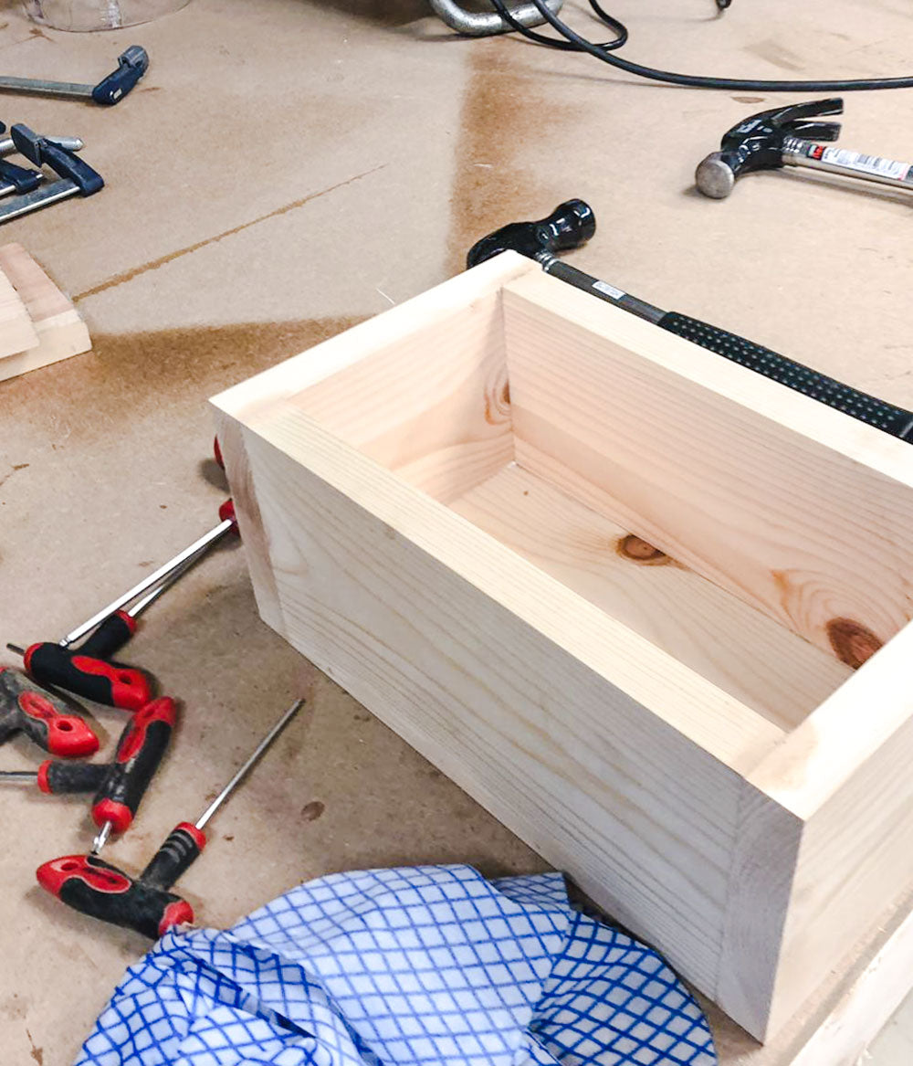 Learn new skills and make a wooden planter at an Ash & Co Workshops beginners woodworking class in Hampshire / Surrey