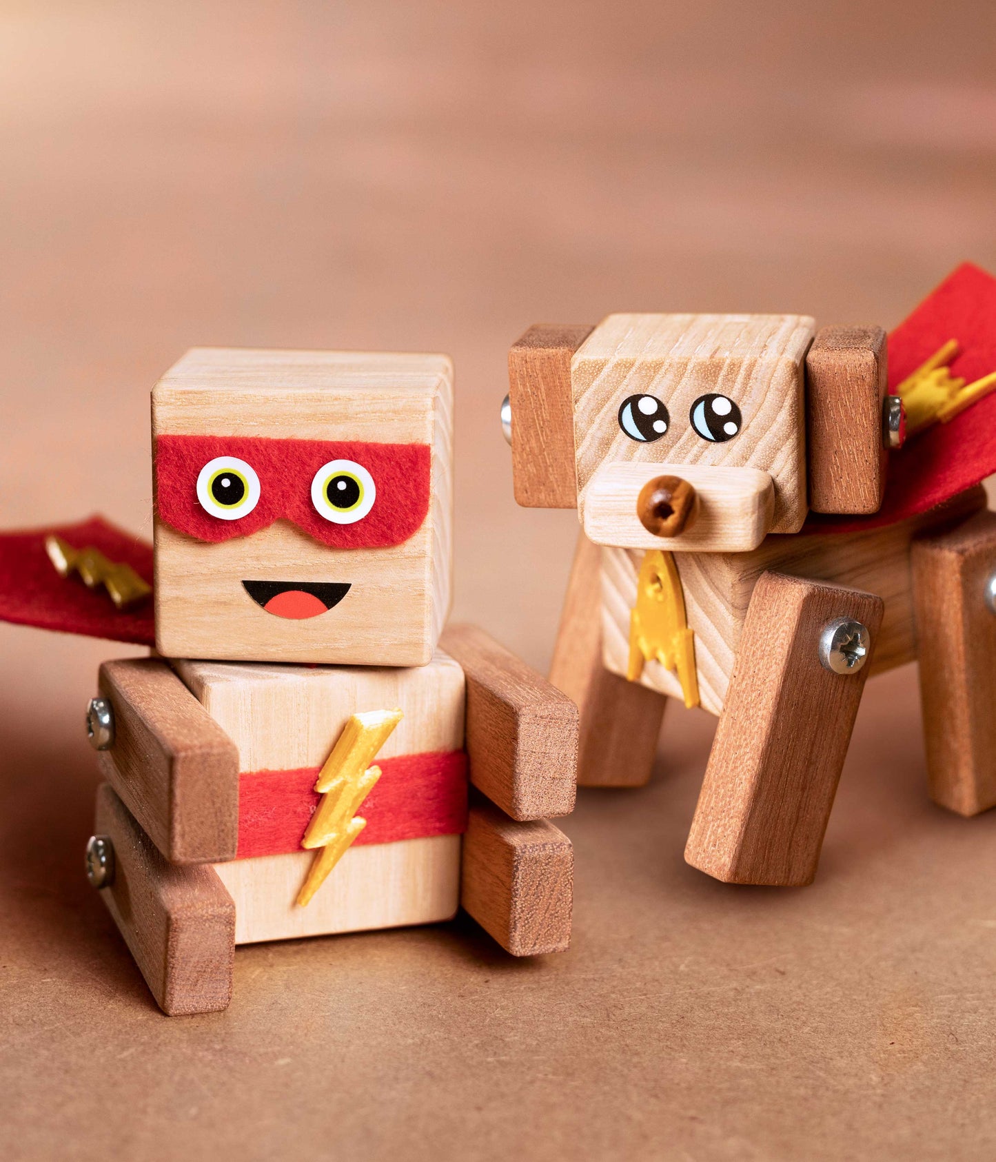 Build Bolt & Rockette the Superheroes