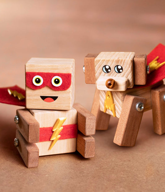 Build Bolt & Rockette the Superheroes