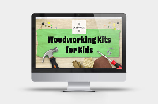 Ash & Co MAKES Woodworking Kits for Kids Video