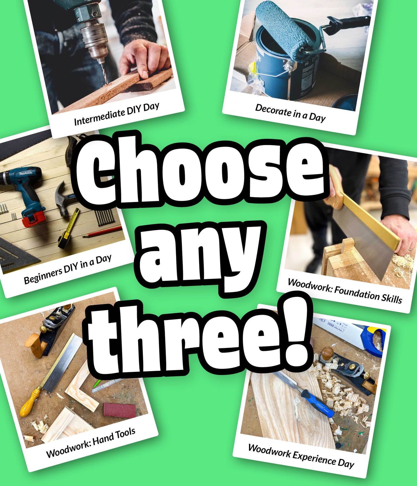 Woodwork and DIY: Three Course Bundle ✨ Black Friday