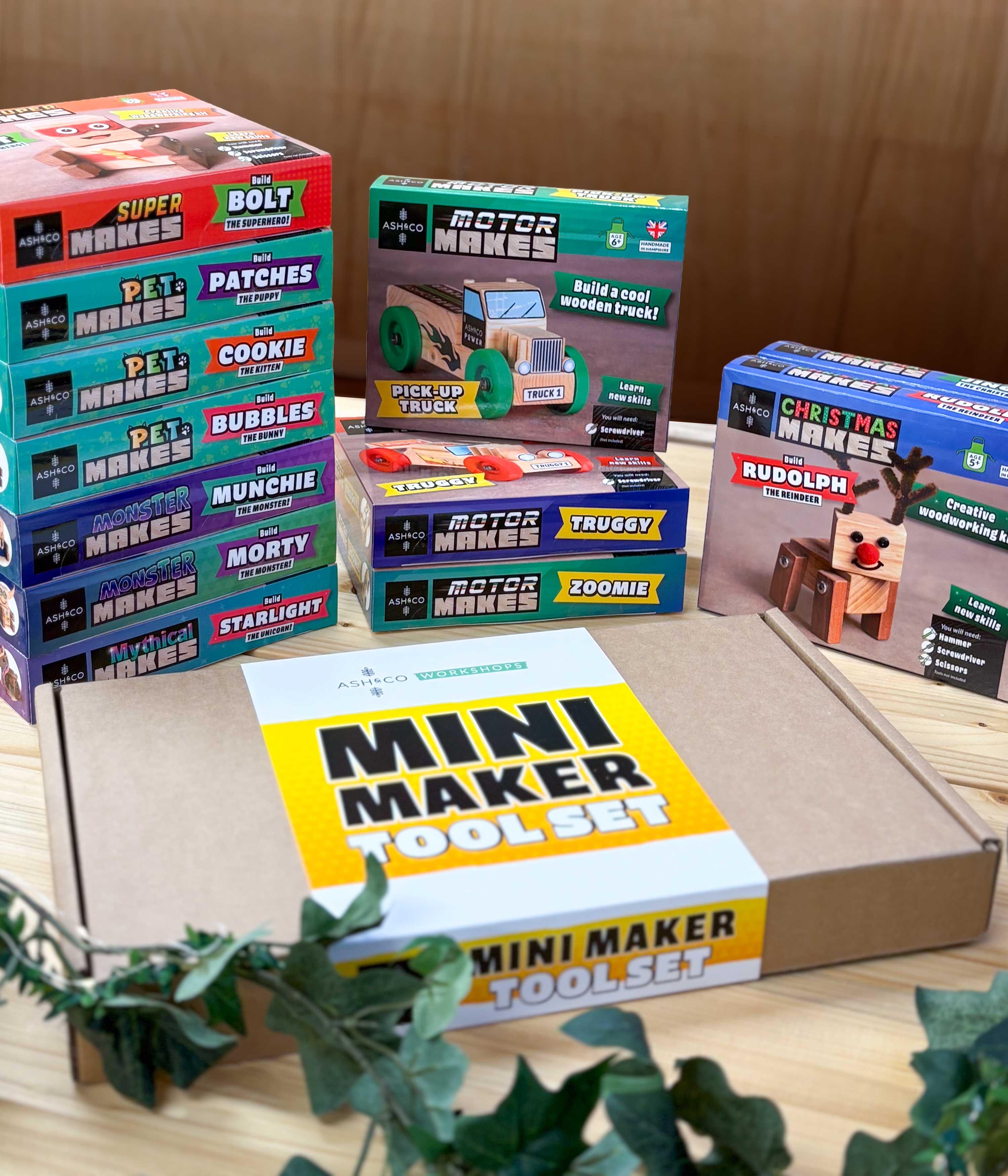 Awesome Mini Maker Bundle | 12 Kits Plus FREE Tools – Ash & Co. Workshops