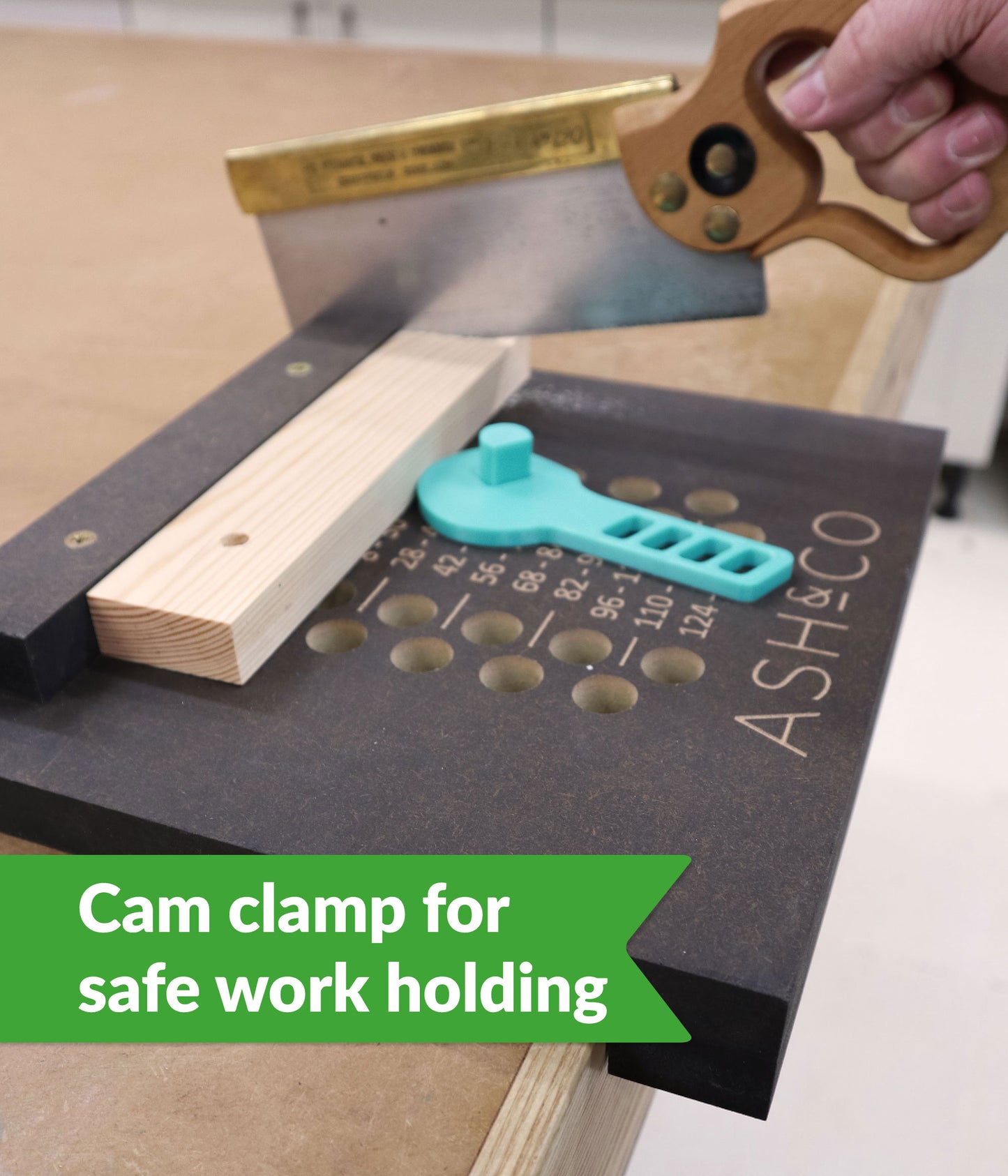Clever Bench Hook with Cam Clamp