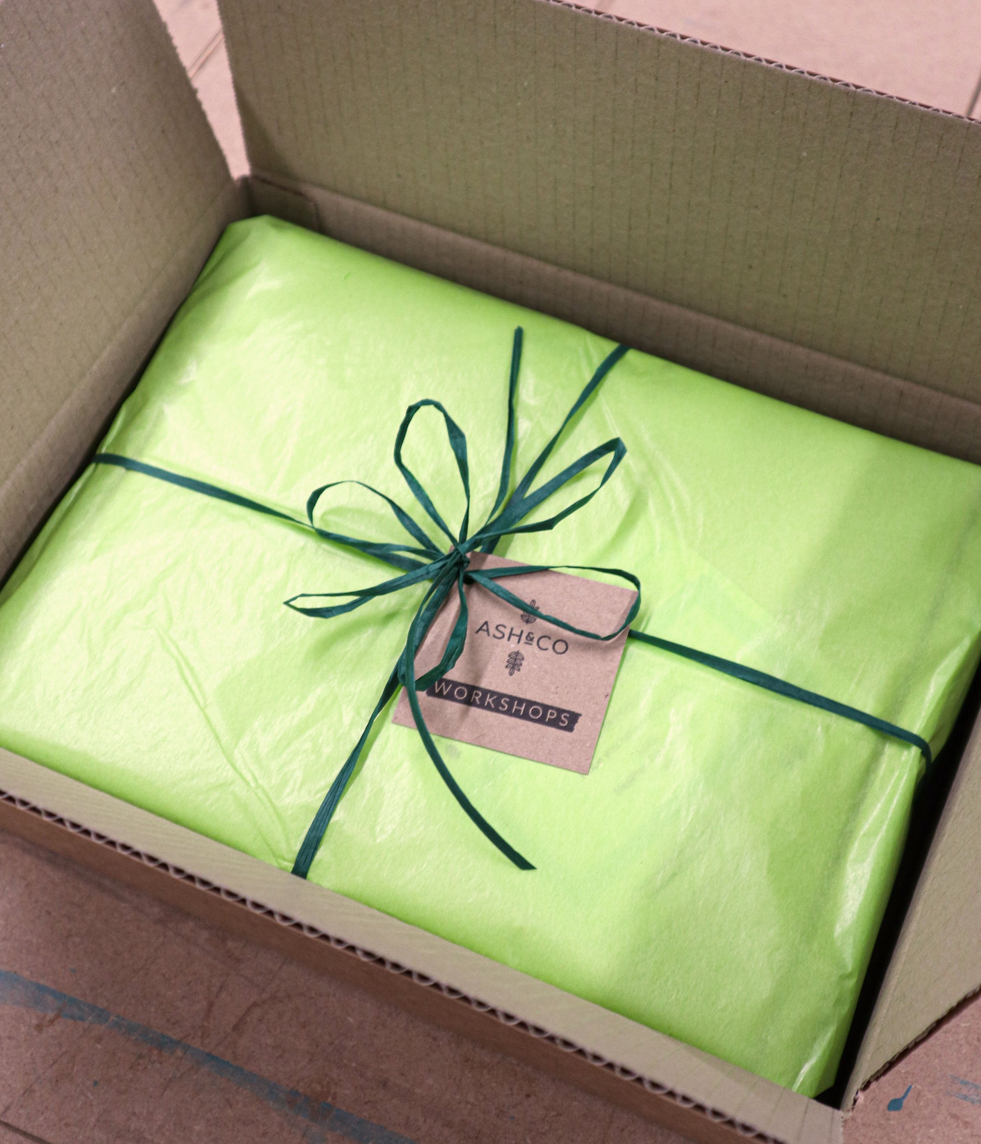 Gift wrapping service available from Ash & Co. Workshops for all Mini-Maker, woodworking and tool kits