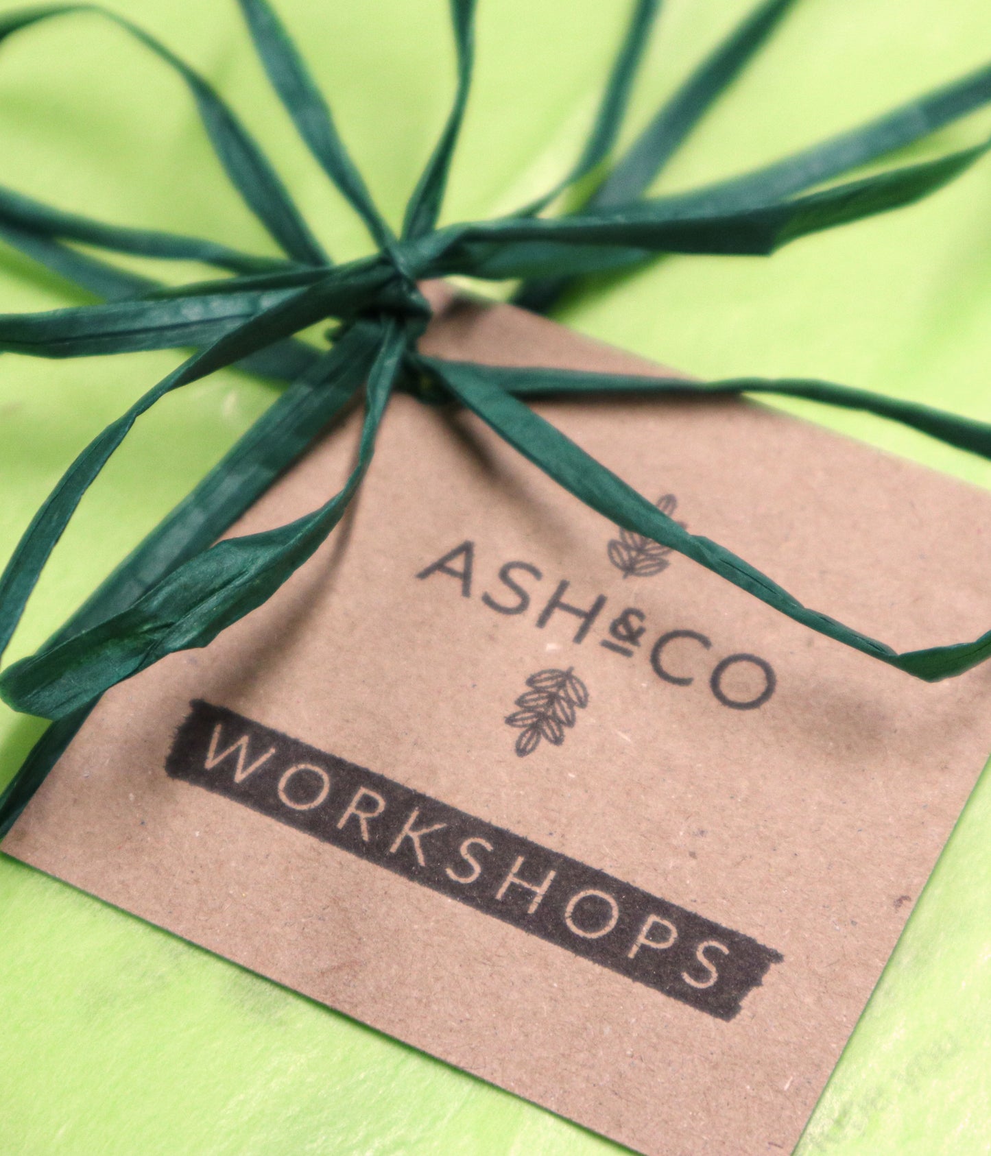Gift wrapping from Ash & Co. Workshops