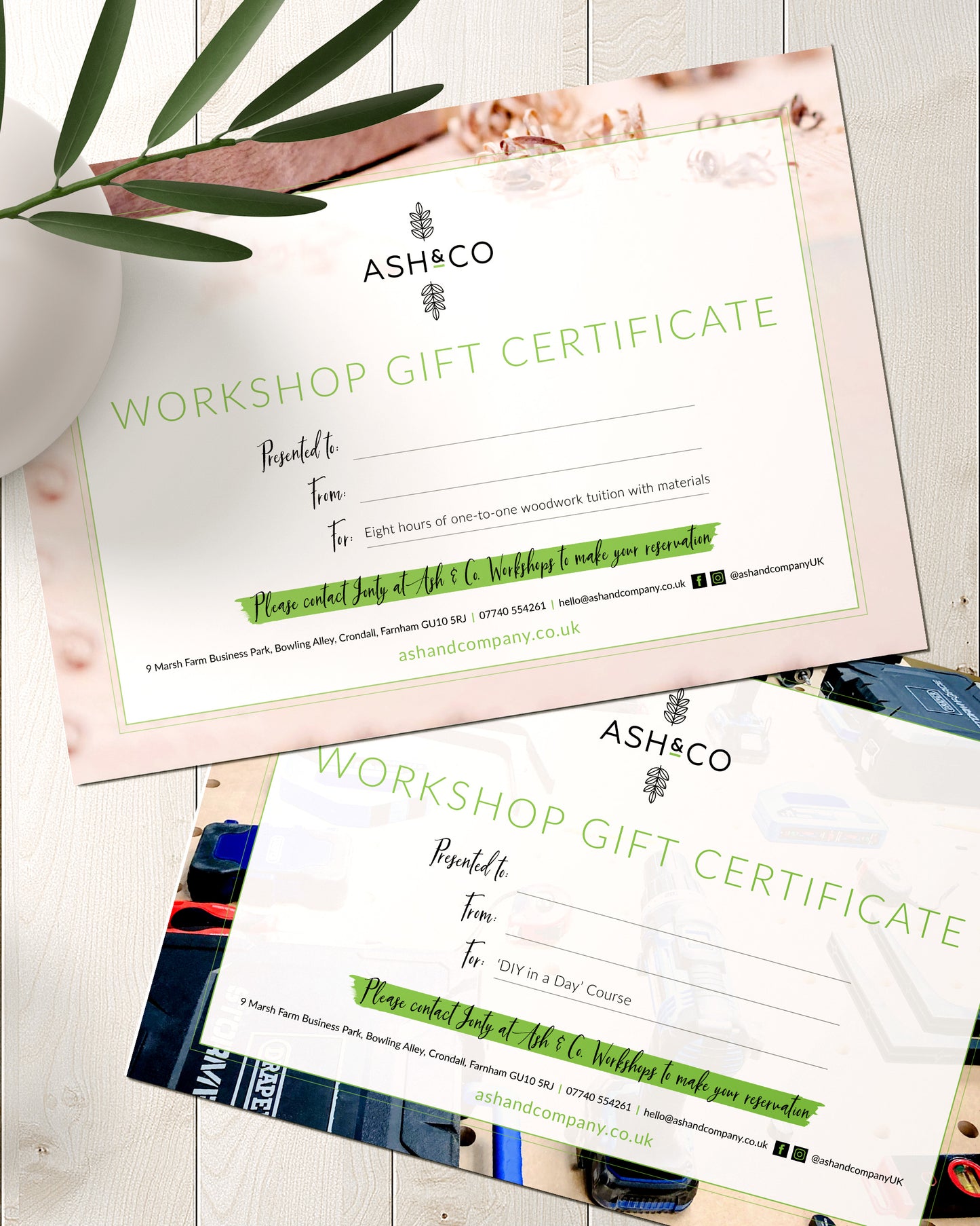 Gift Voucher - with Free Personalised Printable Gift Certificate