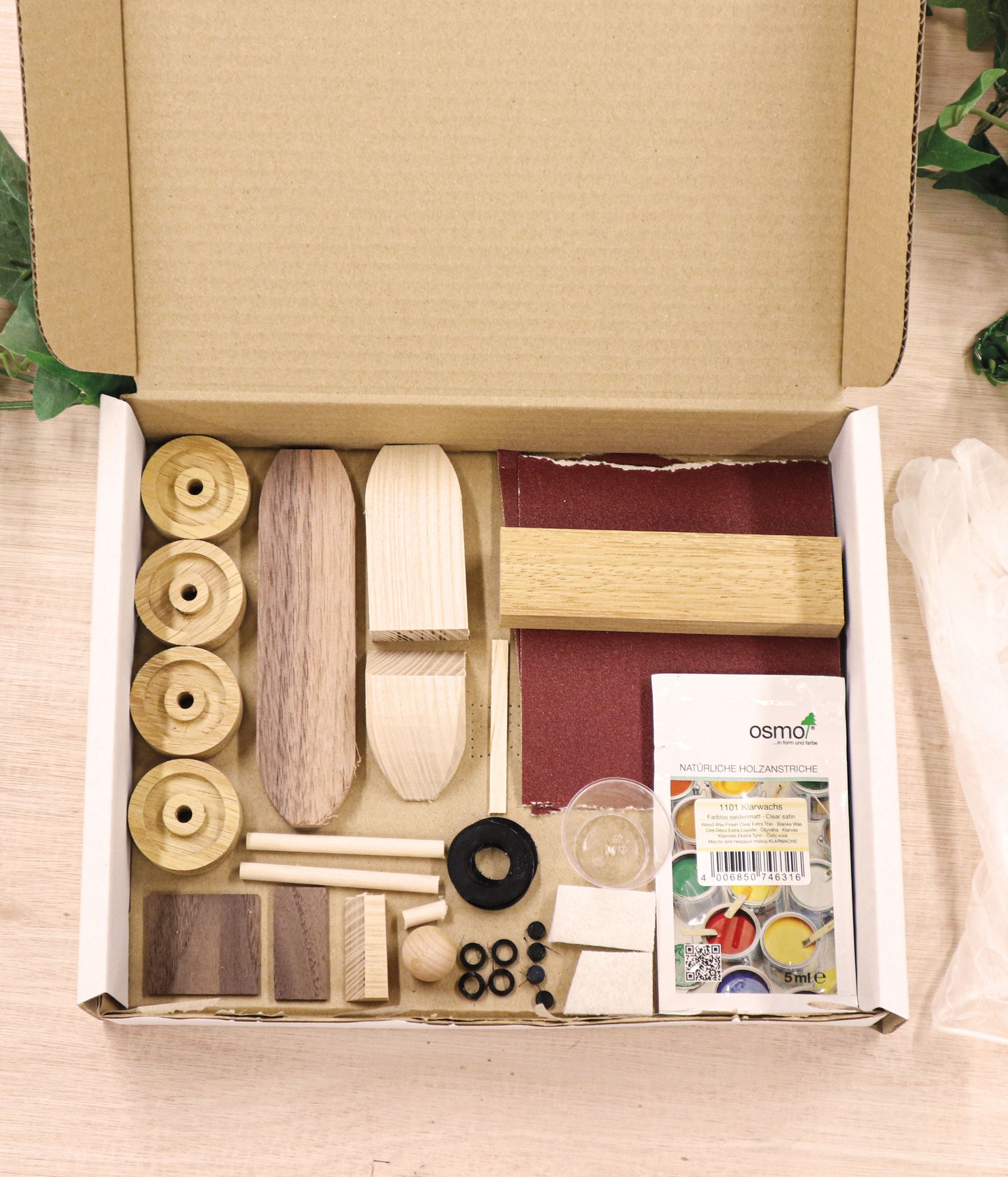 Stirling limited edition woodworking kit - what's inside the box - Ash & Co Workshops woodworking kits for kids and adults