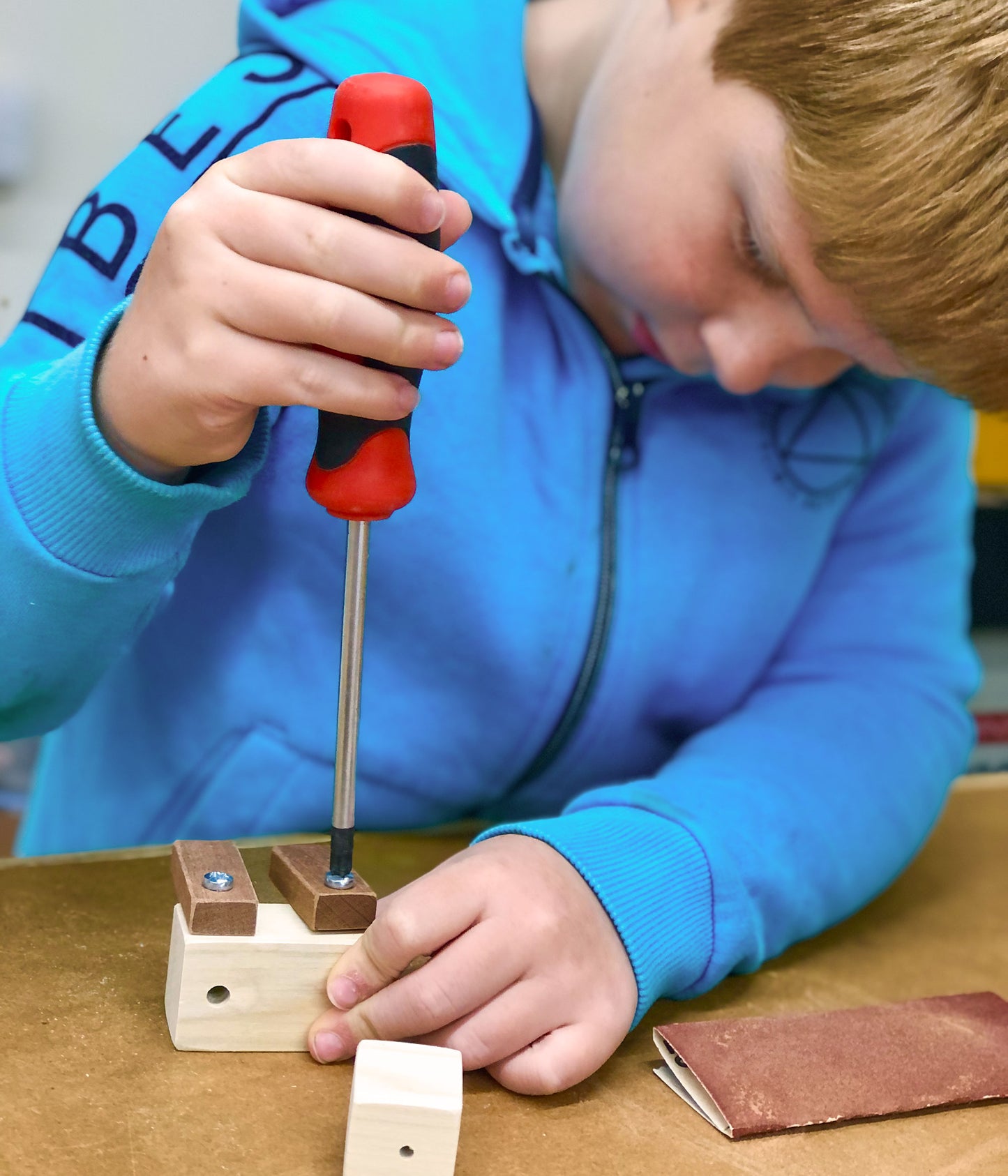 Use real tools and have a go at woodworking skills in a workshop for kids and families